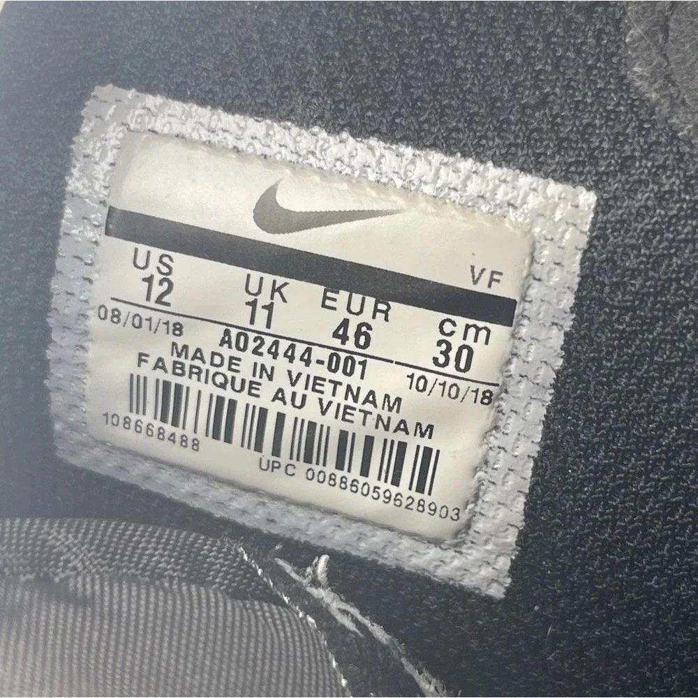 Rare Nike‎ Air Force 1 Mid Have Nike Day AO2444-001 Men Sz 12 Black Smiley Shoes